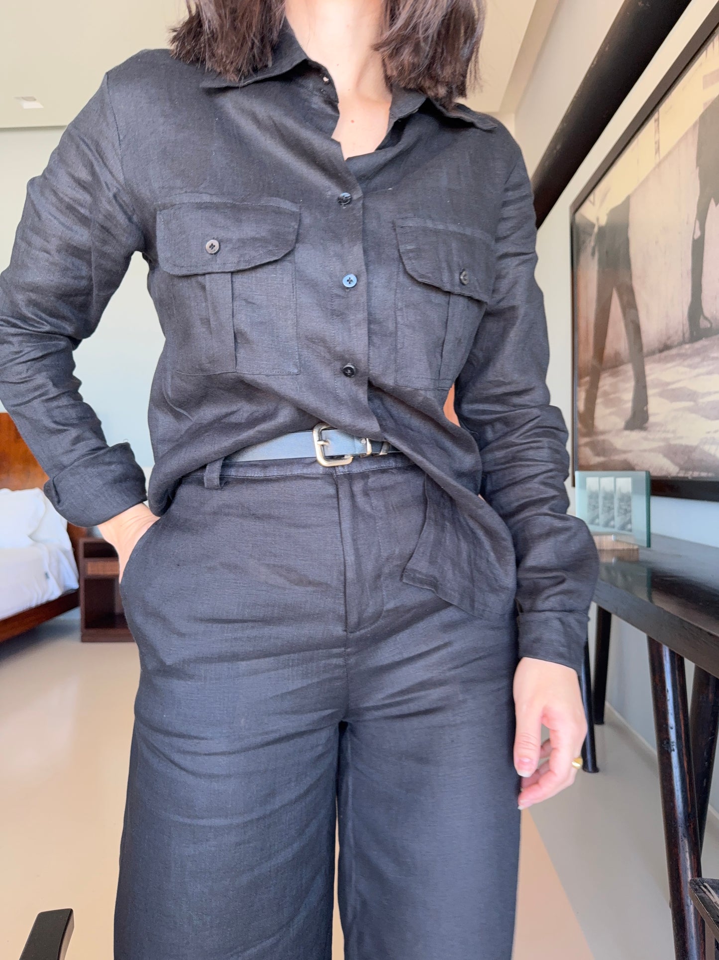 Calça Bella 100% Linho